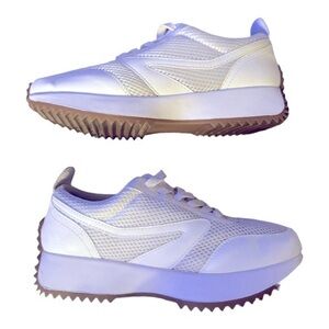 Dolce Vita BYNX White Platform Sneakers